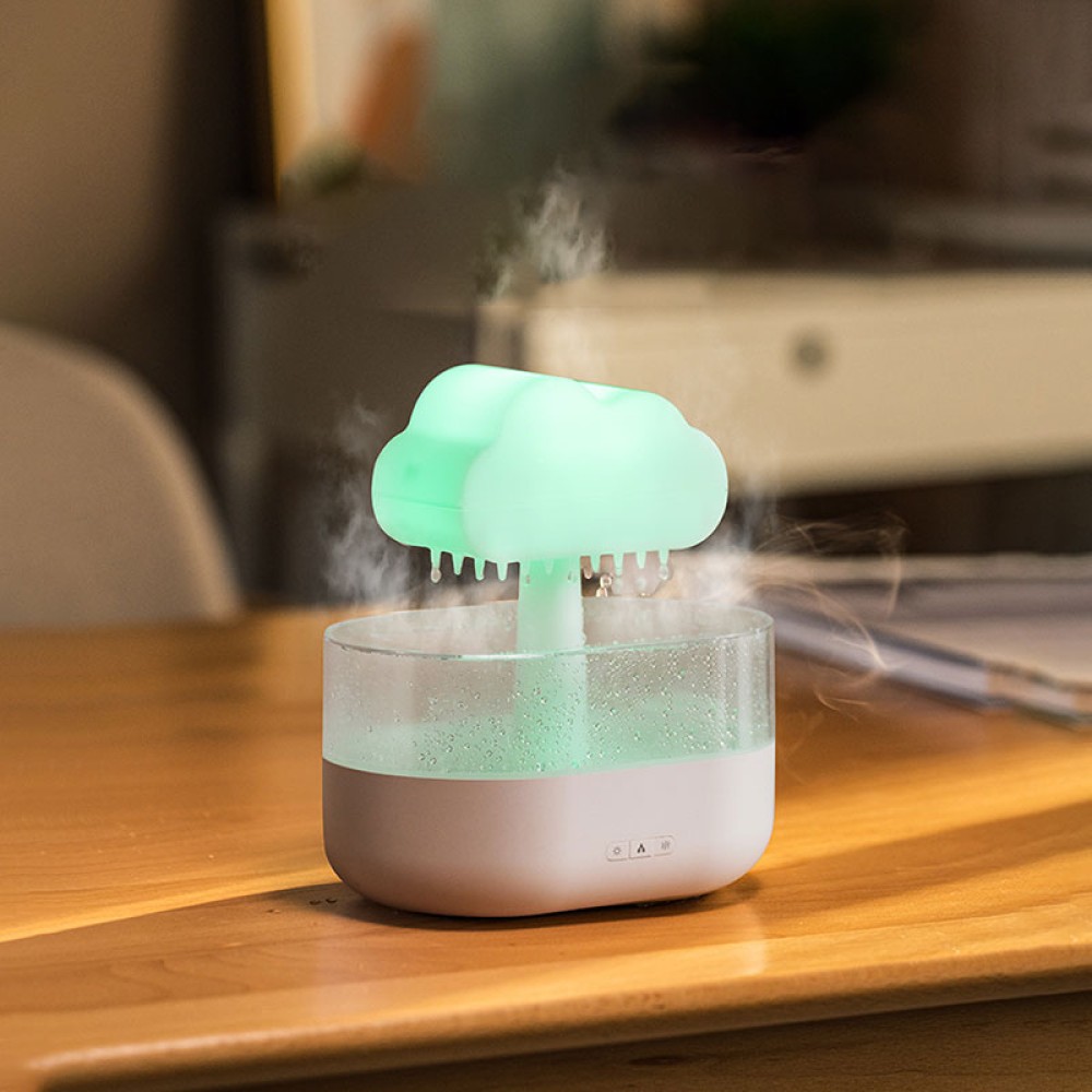 Bakhory Rain Cloud Humidifier Water Drip Essential Oil Diffuser For