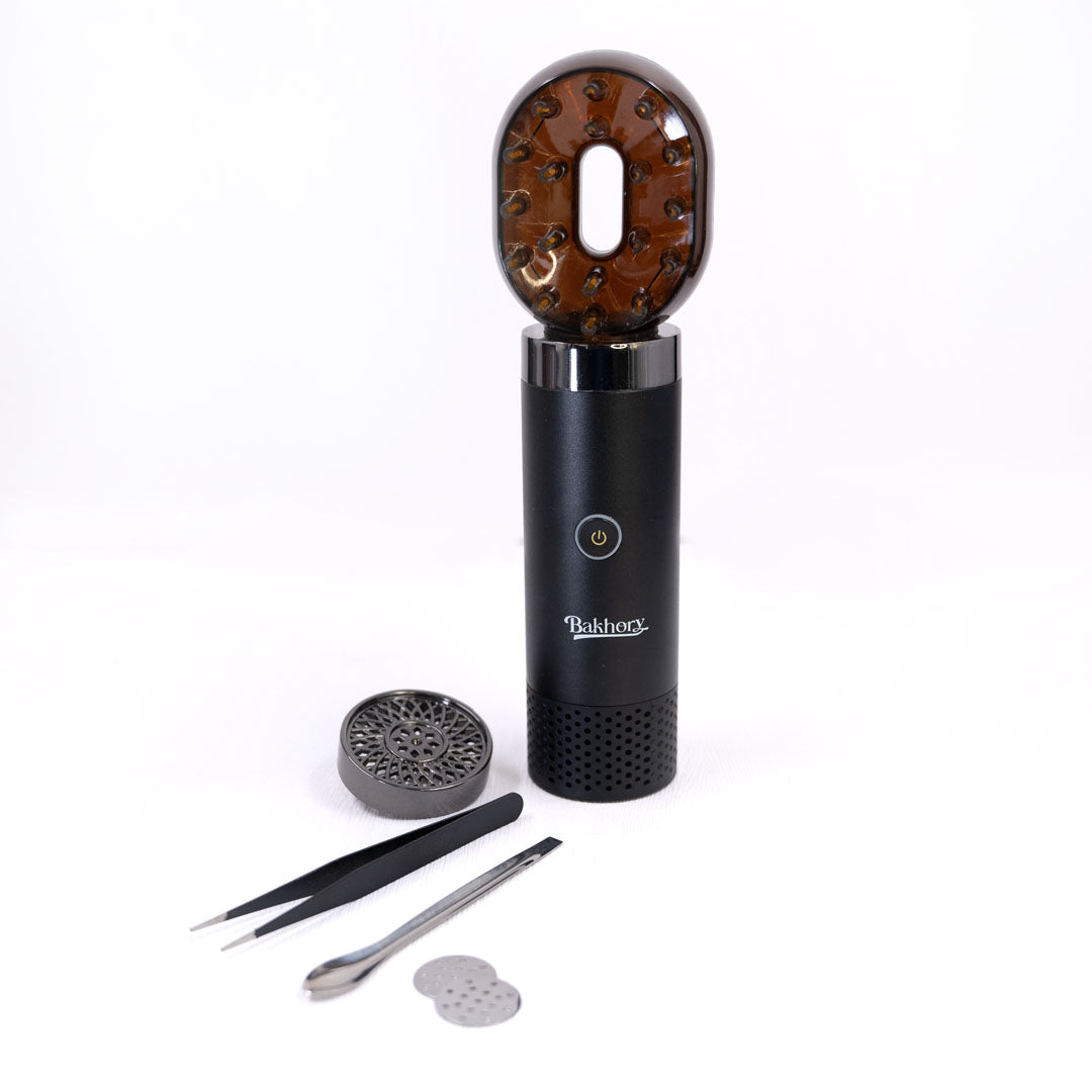 Multifunction Electric incense burner with hair comb