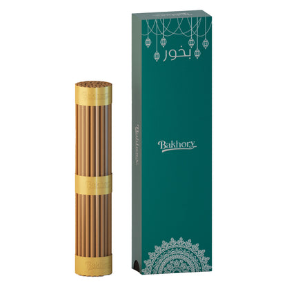 275pcs Bakhory Oud Incense Sticks 1.4mm (50g) with Copper Burner – Light Fragrance Oud Gift Set