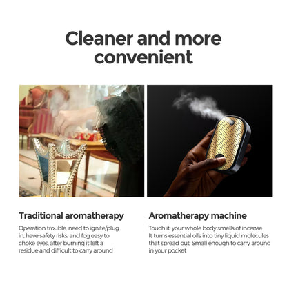 جهاز بخور ذكي محمول يحول زيت العود إلى بخور