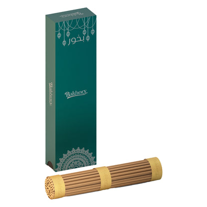 275pcs Bakhory Oud Incense Sticks 1.4mm (50g) with Copper Burner – Light Fragrance Oud Gift Set