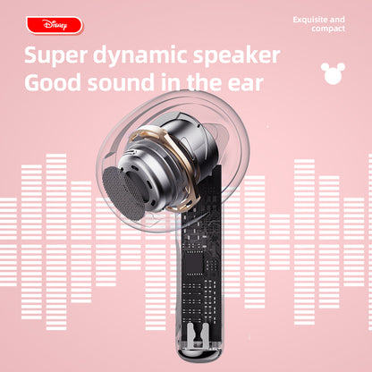 سماعات أذن بلوتوث من ديزني باللون الأسود