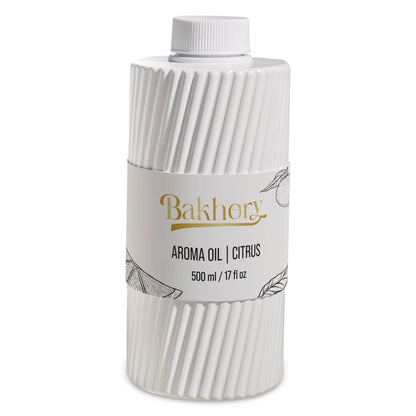 Bakhory Citrus Essential Oil Blend 500ML – Refreshing Citrus Aroma with Floral & Woody Accents for Home & Diffusers