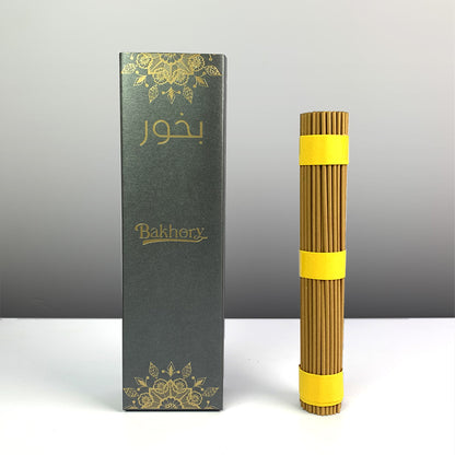 111pcs- Bakhory Oud Incense Sticks 3mm - FREE wooden Incense burner