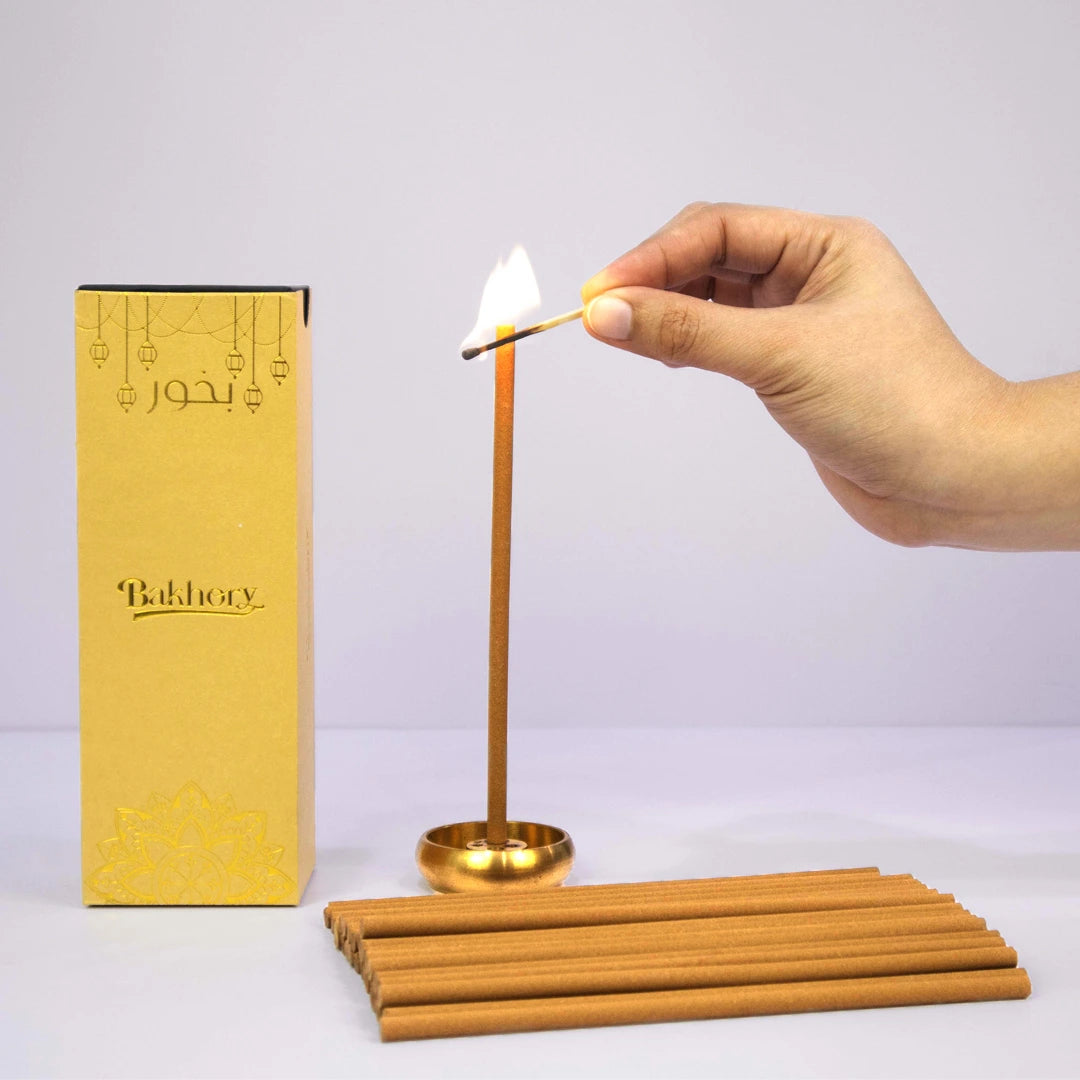 35pcs Bakhory Cambodian Oud Incense Sticks 6mm 16cm (100g) – Extra Strong Smell Oud Bakhoor Sticks