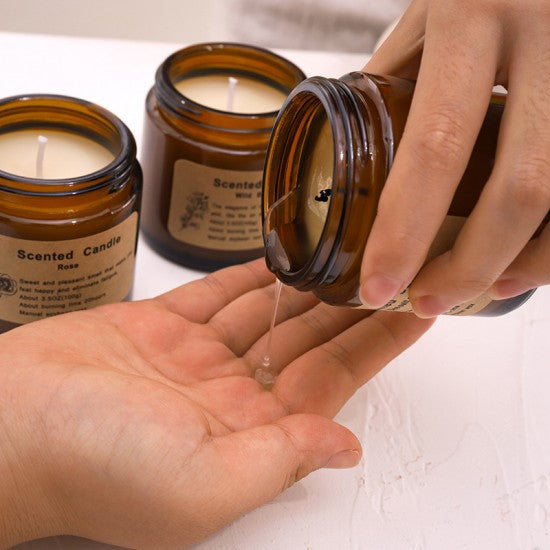 طقم شموع معطرة بخورى 3 قطع