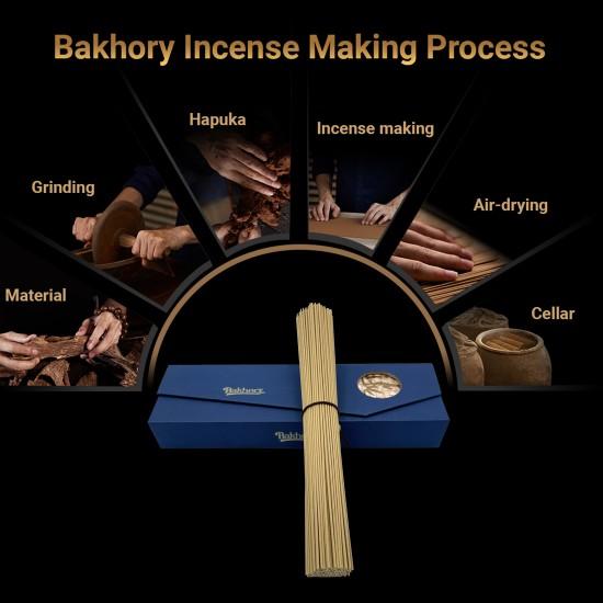 271pcs Bakhory Cambodian Oud Incense Sticks 1.4mm (60g) – Mild Aroma Oud for Premium Gifting