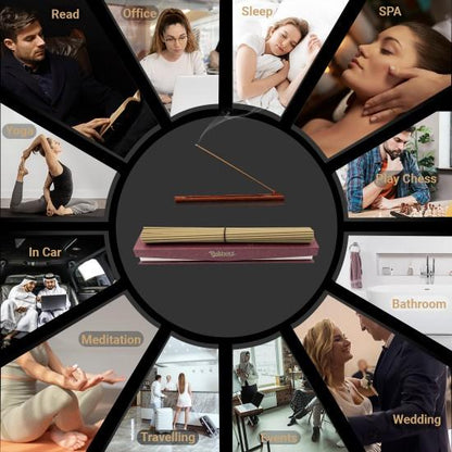 33 قطعة - أعواد بخور عود كمبودي من بخوري بسمك 3 مل (30 جم) لتزيين المنزل والتأمل