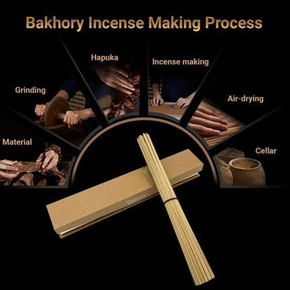 132pcs Bakhory Cambodian Oud Incense Sticks 1.4mm × 210mm (30g) – Light Smell Oud Gift Edition