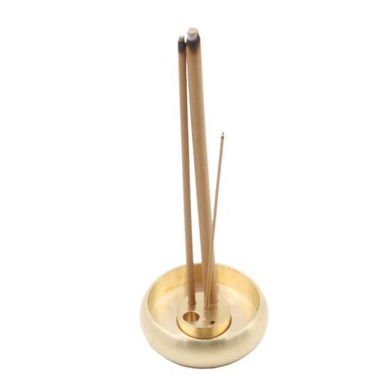 Bakhory Smart Incense Holder, Copper, Oud Sticks Holder Round for Home Decoration