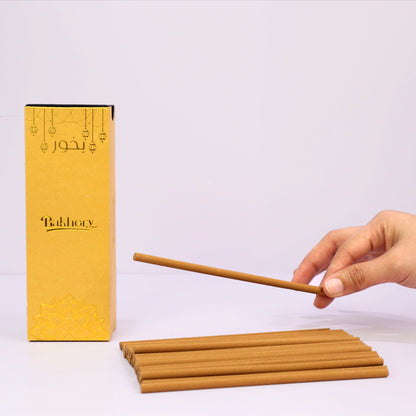 35pcs-Bakhory Cambodian Oud Incense Sticks 6mm 16cm (100g) SA