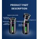 Bakhory Wireless Air Diffuse Car Humidifier Ultrasonic Humidifier Aroma Diffuser